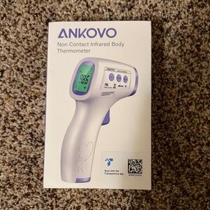 Non-Contact Infrared Body Thermometer - White